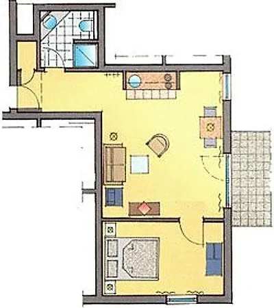 Apartment Ferienwohnung Ostseewelle , Strandnah, Gratis Wlan Kuehlungsborn